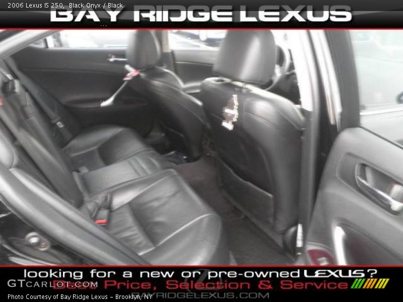 Black Onyx / Black 2006 Lexus IS 250