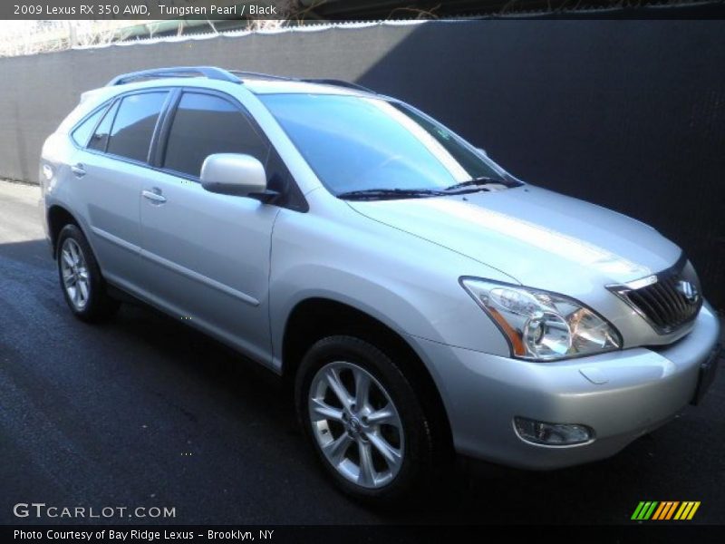 Tungsten Pearl / Black 2009 Lexus RX 350 AWD