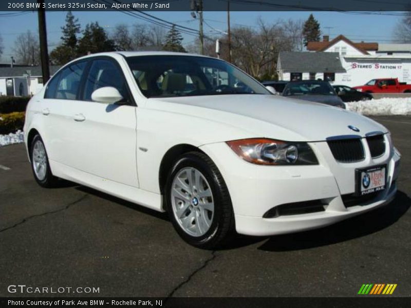 Alpine White / Sand 2006 BMW 3 Series 325xi Sedan
