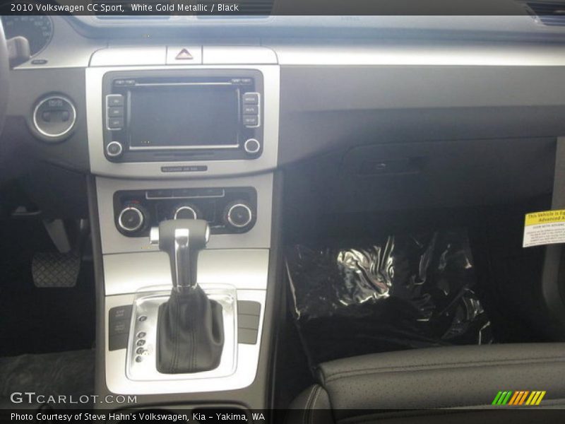 White Gold Metallic / Black 2010 Volkswagen CC Sport