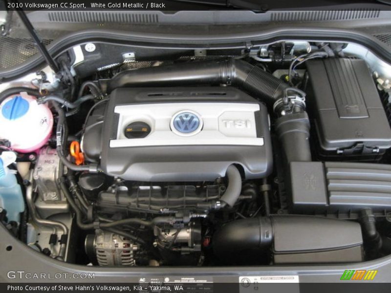White Gold Metallic / Black 2010 Volkswagen CC Sport
