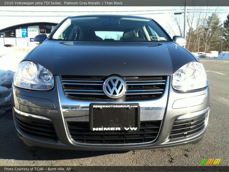 Platinum Grey Metallic / Titan Black 2010 Volkswagen Jetta TDI Sedan