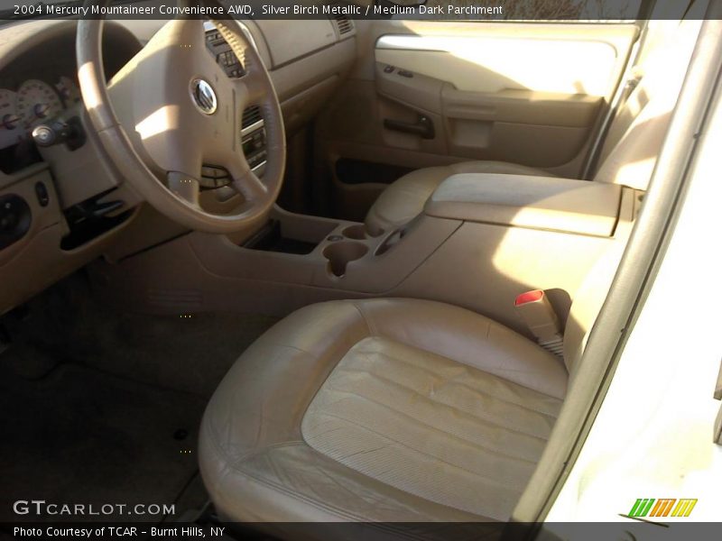 Silver Birch Metallic / Medium Dark Parchment 2004 Mercury Mountaineer Convenience AWD