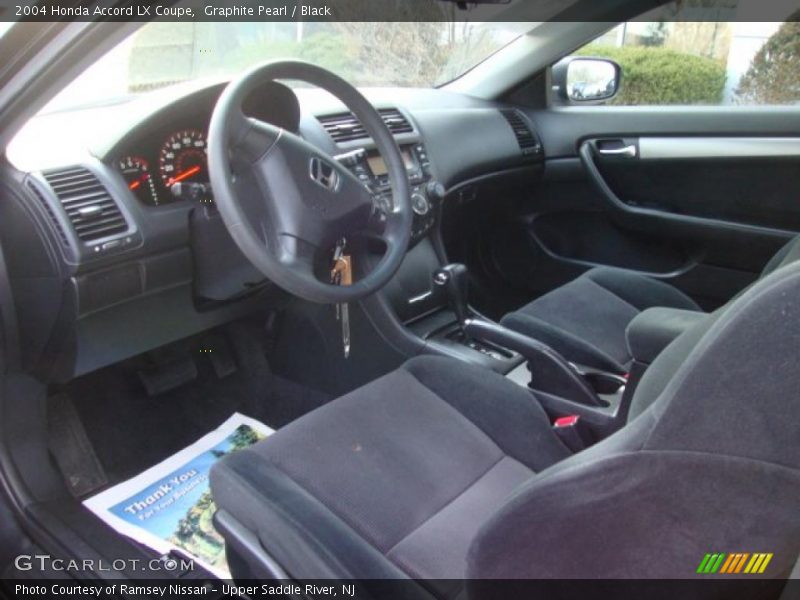 Black Interior - 2004 Accord LX Coupe 