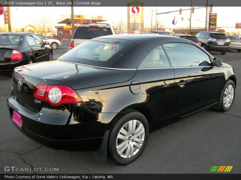 Black Uni / Cornsilk Beige 2008 Volkswagen Eos 2.0T