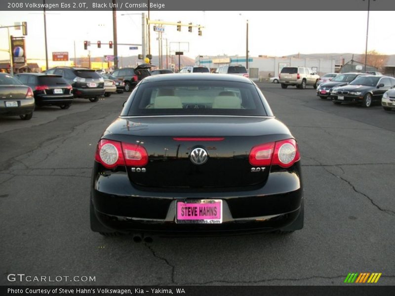 Black Uni / Cornsilk Beige 2008 Volkswagen Eos 2.0T