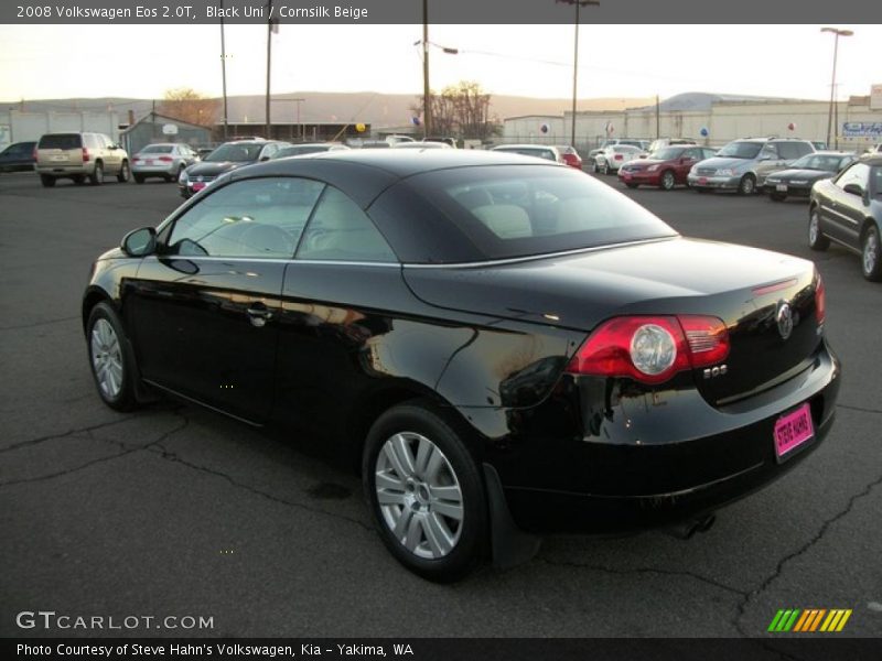 Black Uni / Cornsilk Beige 2008 Volkswagen Eos 2.0T