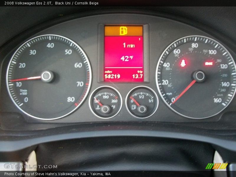  2008 Eos 2.0T 2.0T Gauges