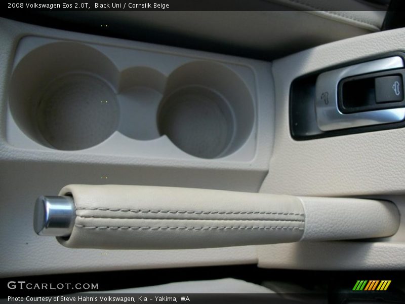 Black Uni / Cornsilk Beige 2008 Volkswagen Eos 2.0T