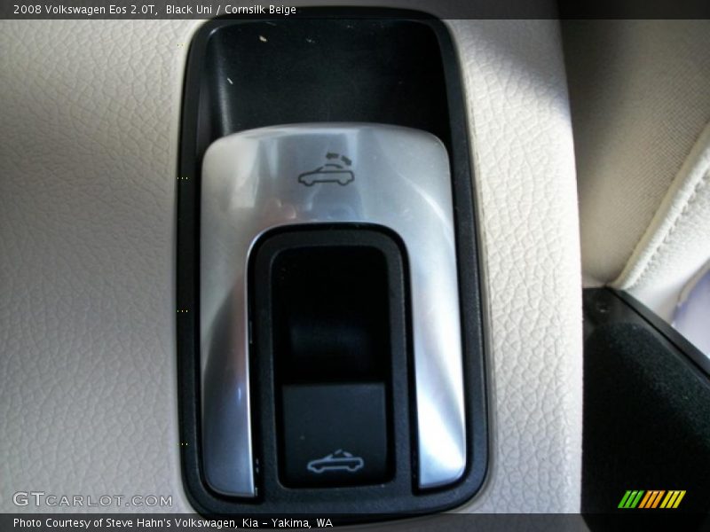 Black Uni / Cornsilk Beige 2008 Volkswagen Eos 2.0T