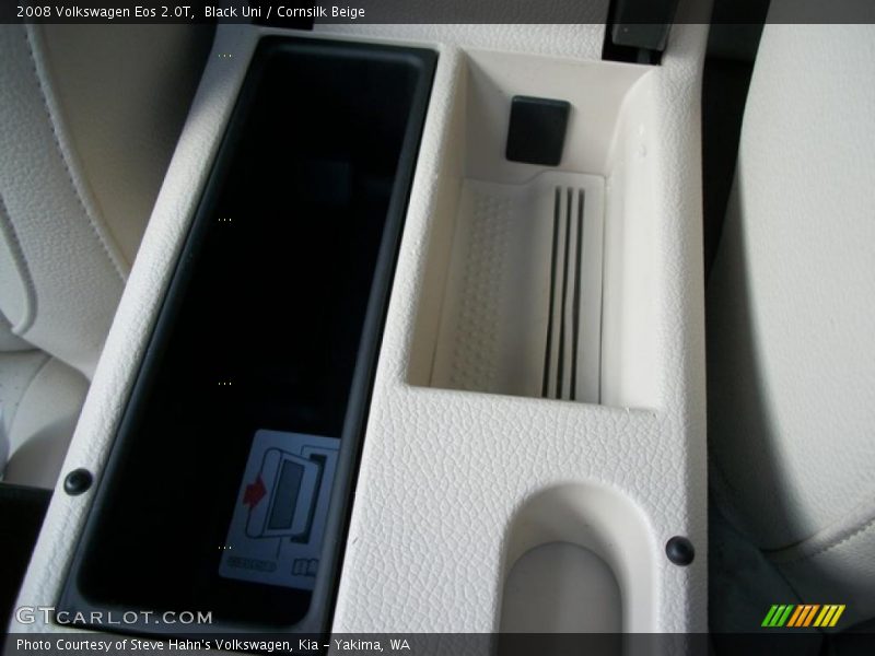 Black Uni / Cornsilk Beige 2008 Volkswagen Eos 2.0T