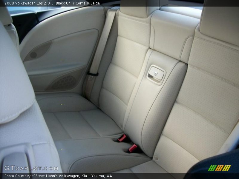 Black Uni / Cornsilk Beige 2008 Volkswagen Eos 2.0T