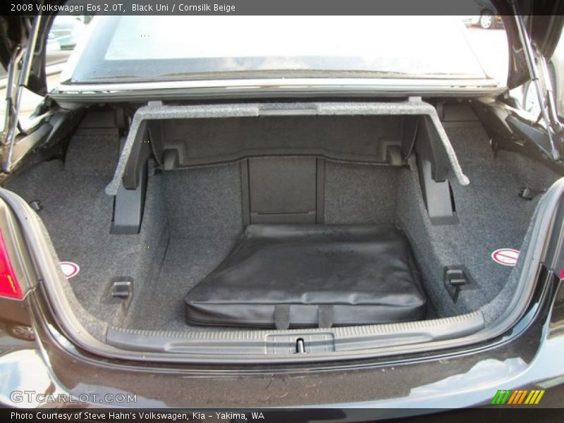 Black Uni / Cornsilk Beige 2008 Volkswagen Eos 2.0T