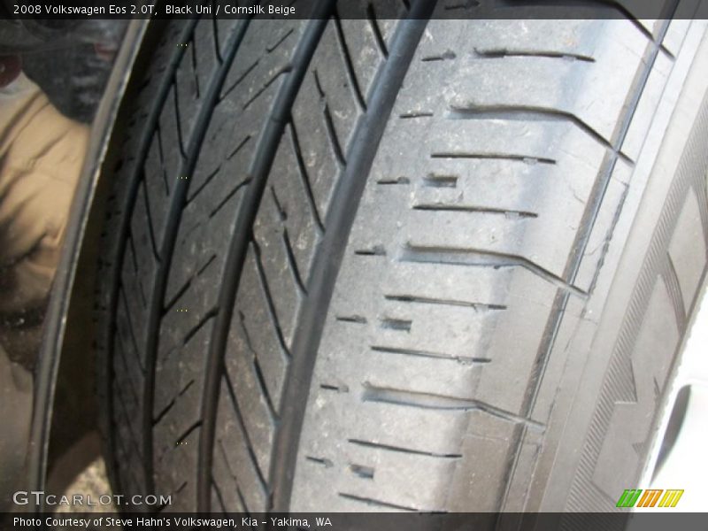 Black Uni / Cornsilk Beige 2008 Volkswagen Eos 2.0T