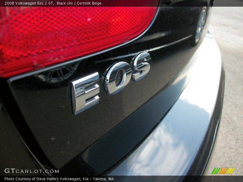 Black Uni / Cornsilk Beige 2008 Volkswagen Eos 2.0T