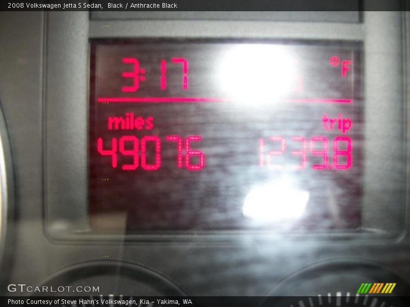 Black / Anthracite Black 2008 Volkswagen Jetta S Sedan