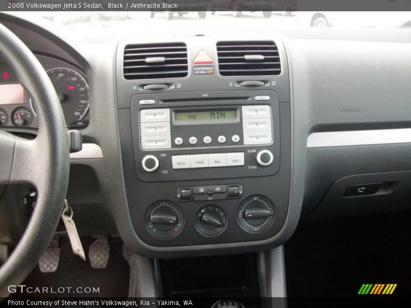 Black / Anthracite Black 2008 Volkswagen Jetta S Sedan