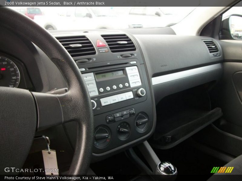 Black / Anthracite Black 2008 Volkswagen Jetta S Sedan