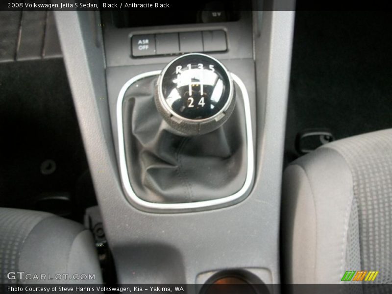 Black / Anthracite Black 2008 Volkswagen Jetta S Sedan