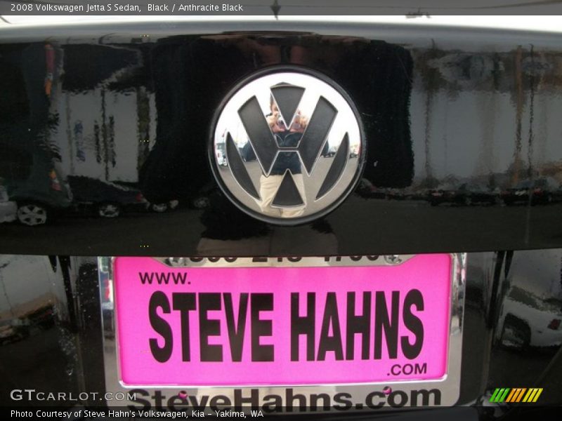Black / Anthracite Black 2008 Volkswagen Jetta S Sedan