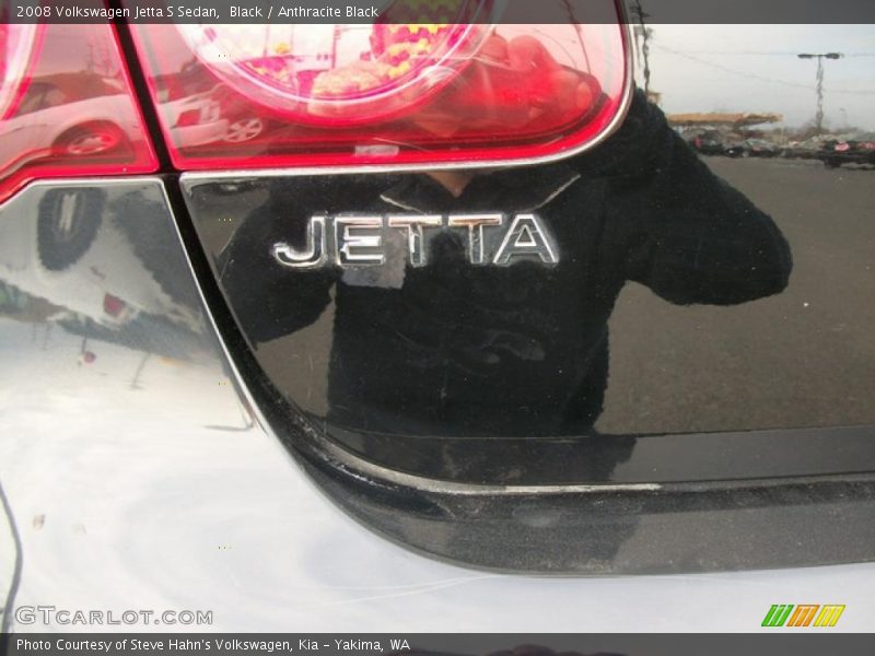 Black / Anthracite Black 2008 Volkswagen Jetta S Sedan