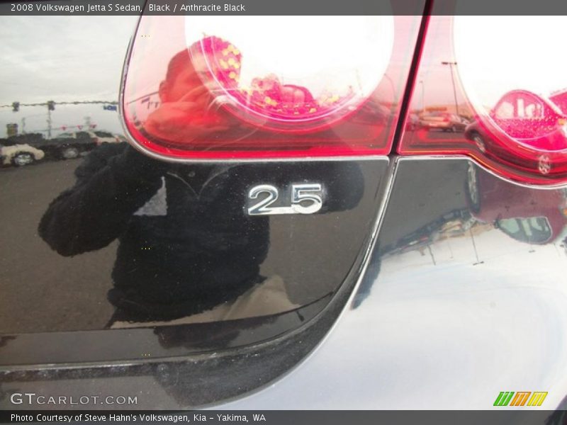 Black / Anthracite Black 2008 Volkswagen Jetta S Sedan