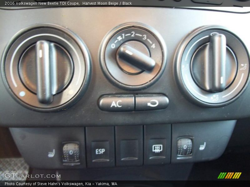 Harvest Moon Beige / Black 2006 Volkswagen New Beetle TDI Coupe