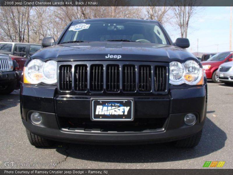 Black / Khaki 2008 Jeep Grand Cherokee Laredo 4x4