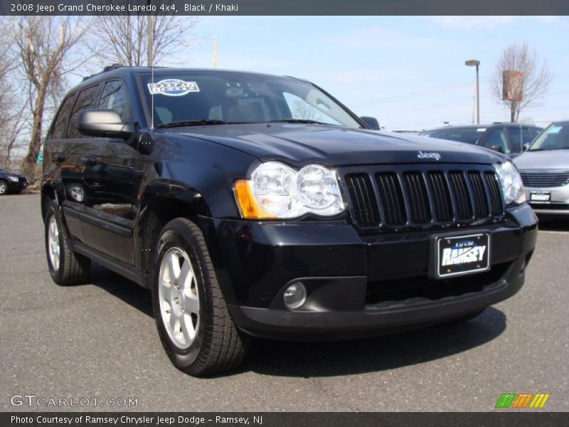 Black / Khaki 2008 Jeep Grand Cherokee Laredo 4x4