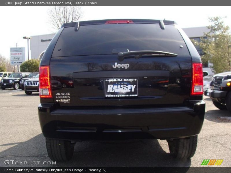 Black / Khaki 2008 Jeep Grand Cherokee Laredo 4x4