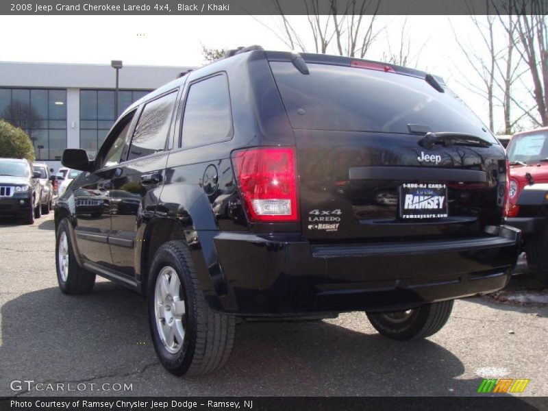 Black / Khaki 2008 Jeep Grand Cherokee Laredo 4x4