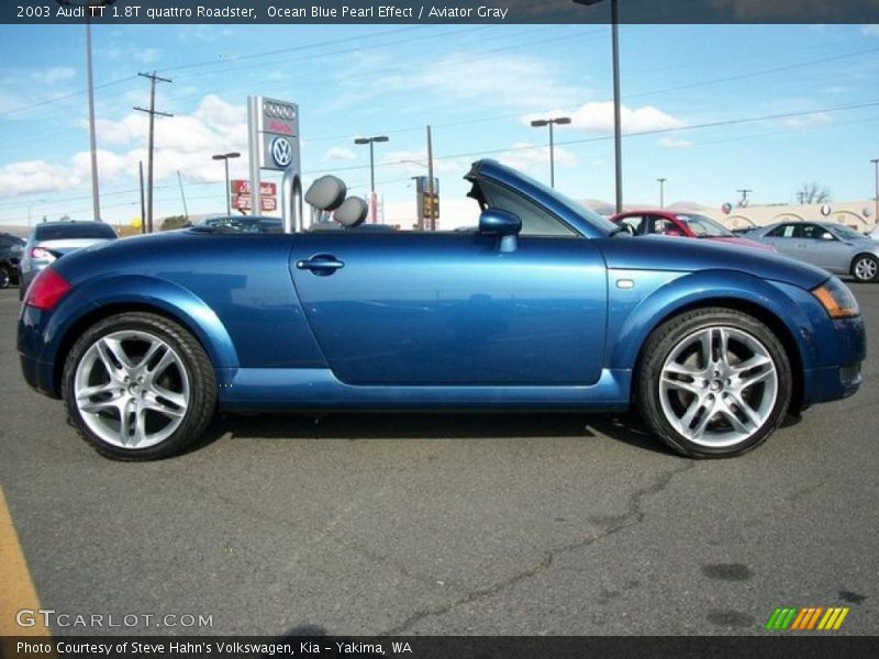  2003 TT 1.8T quattro Roadster Ocean Blue Pearl Effect