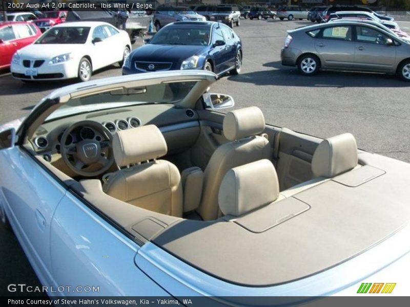 Ibis White / Beige 2007 Audi A4 2.0T Cabriolet