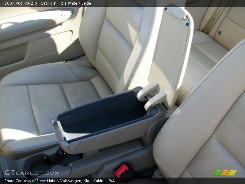 Ibis White / Beige 2007 Audi A4 2.0T Cabriolet