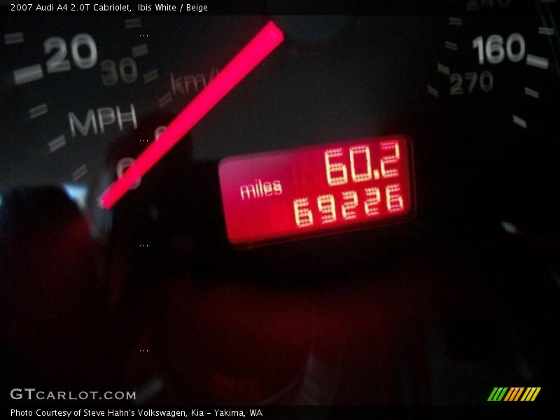 Ibis White / Beige 2007 Audi A4 2.0T Cabriolet