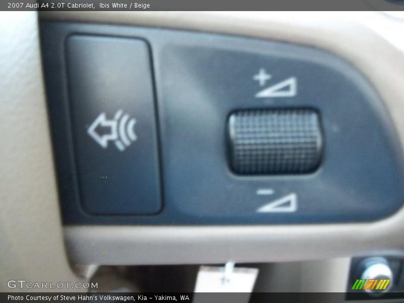 Ibis White / Beige 2007 Audi A4 2.0T Cabriolet