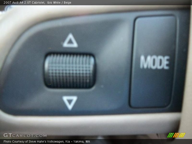 Ibis White / Beige 2007 Audi A4 2.0T Cabriolet