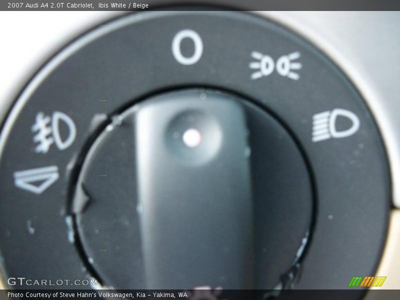 Ibis White / Beige 2007 Audi A4 2.0T Cabriolet