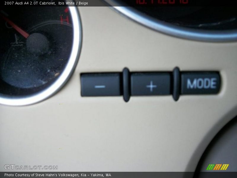 Ibis White / Beige 2007 Audi A4 2.0T Cabriolet