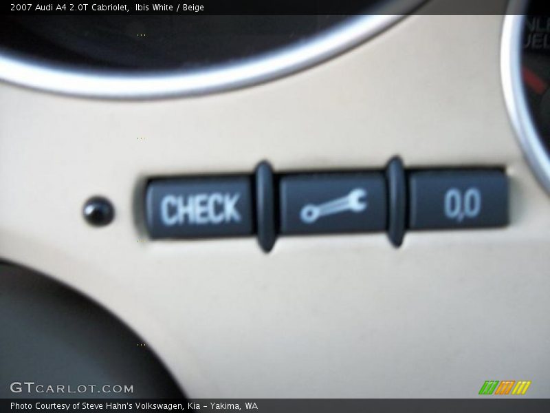 Ibis White / Beige 2007 Audi A4 2.0T Cabriolet