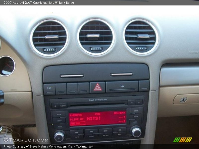 Ibis White / Beige 2007 Audi A4 2.0T Cabriolet