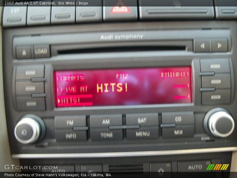 Ibis White / Beige 2007 Audi A4 2.0T Cabriolet