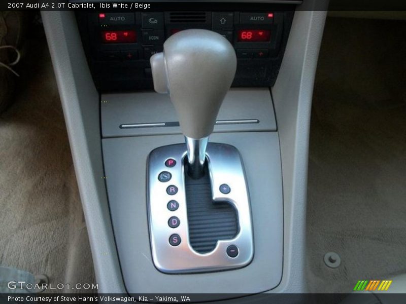 Ibis White / Beige 2007 Audi A4 2.0T Cabriolet