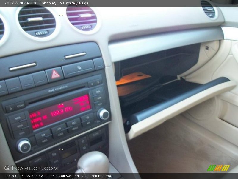 Ibis White / Beige 2007 Audi A4 2.0T Cabriolet