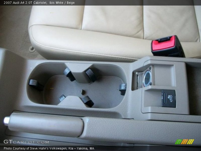 Ibis White / Beige 2007 Audi A4 2.0T Cabriolet