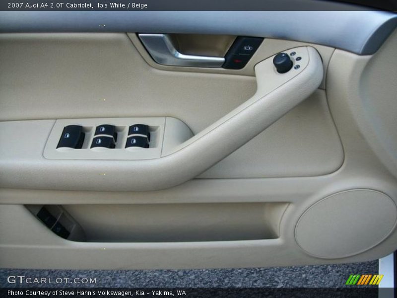 Ibis White / Beige 2007 Audi A4 2.0T Cabriolet