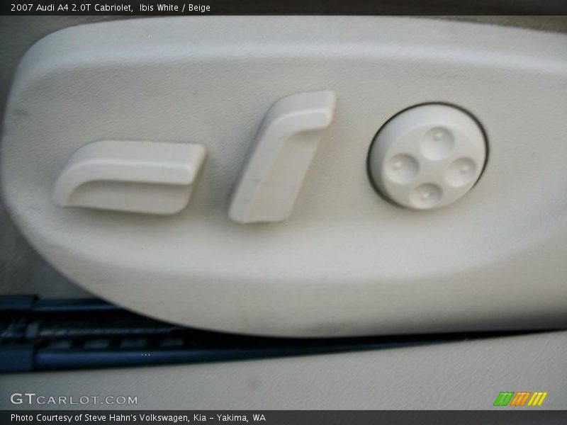 Ibis White / Beige 2007 Audi A4 2.0T Cabriolet