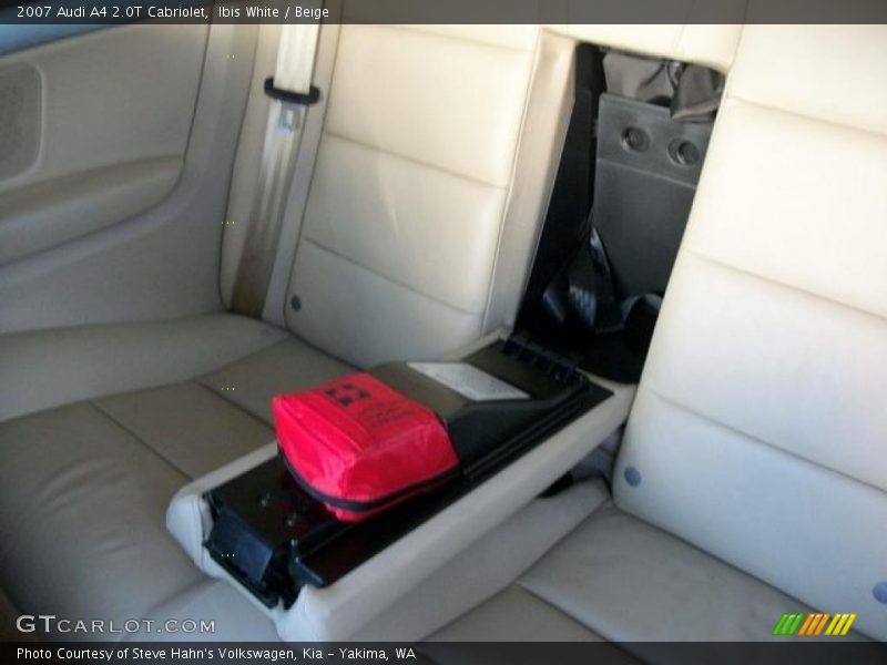 Ibis White / Beige 2007 Audi A4 2.0T Cabriolet