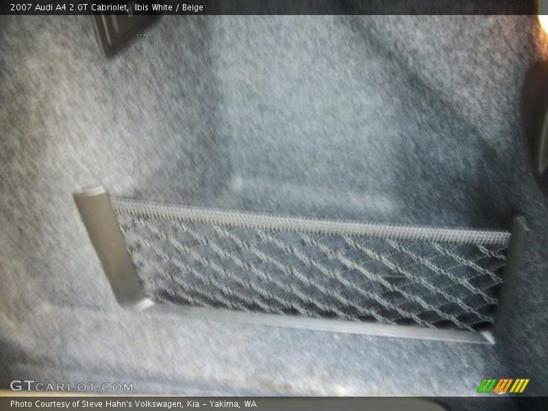 Ibis White / Beige 2007 Audi A4 2.0T Cabriolet