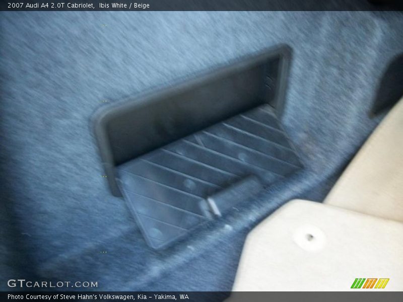 Ibis White / Beige 2007 Audi A4 2.0T Cabriolet
